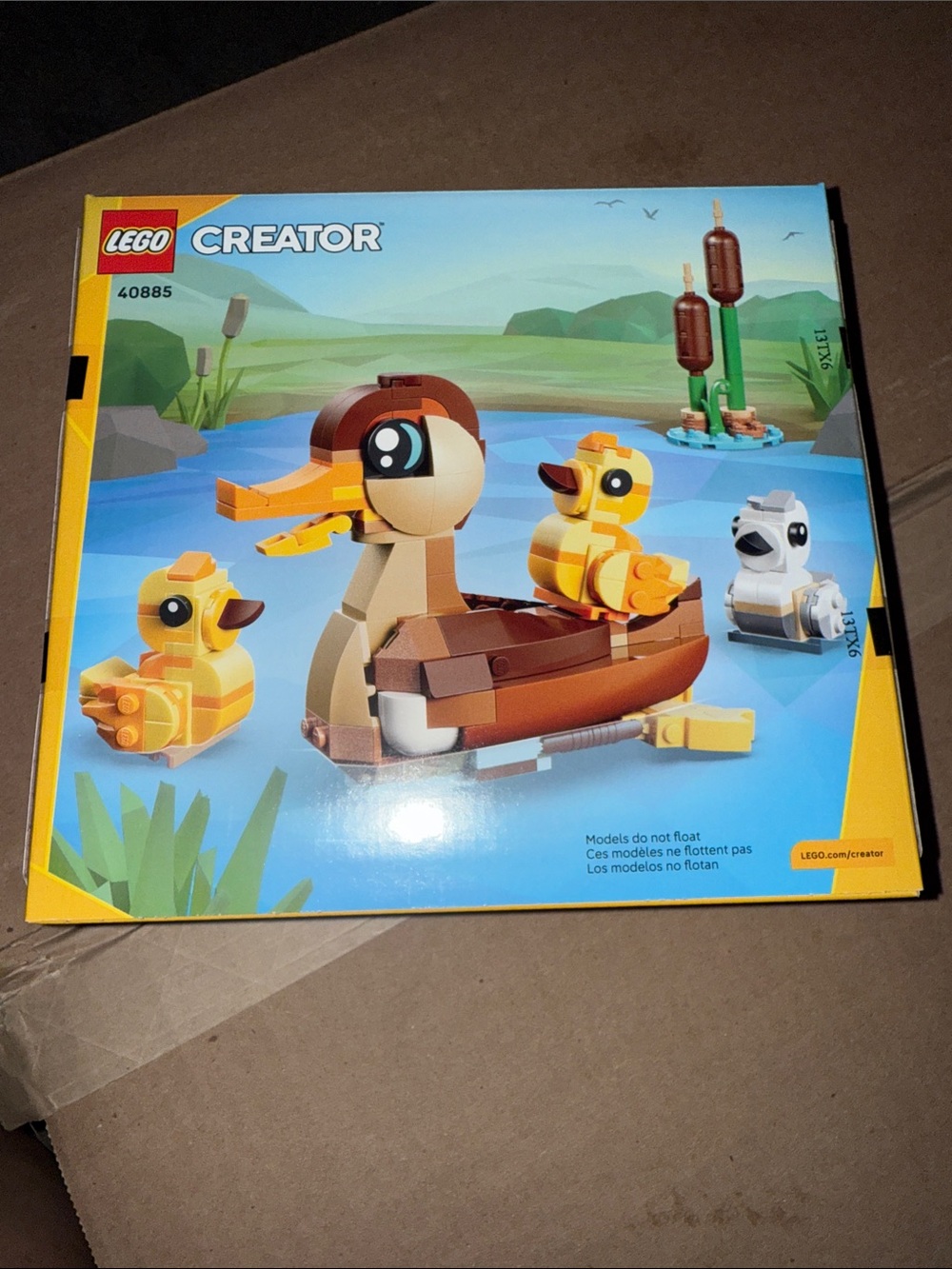 LEGO Creator Bunny Building Toy in Tan, White, Pink, Blue, Yellow, Red - Picture 2 of 3